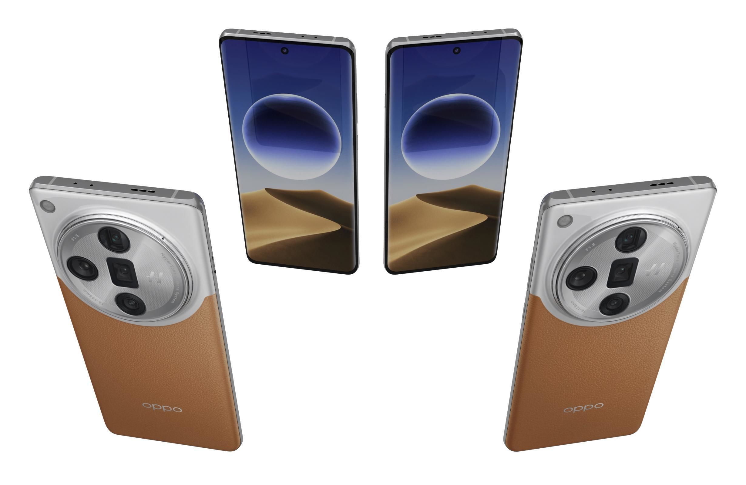 Oppo Find X7 Ultra Orange 3D model_4