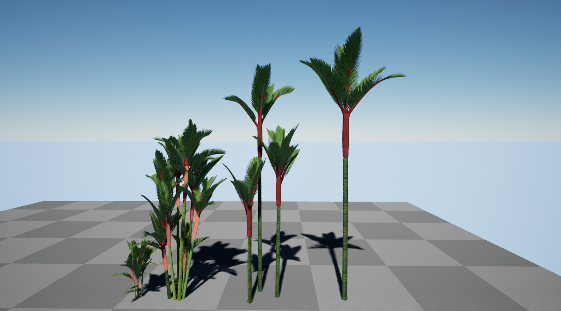 HQ Plants Volume 7 Palms for unreal engine 3D model set of 24 3D model_3