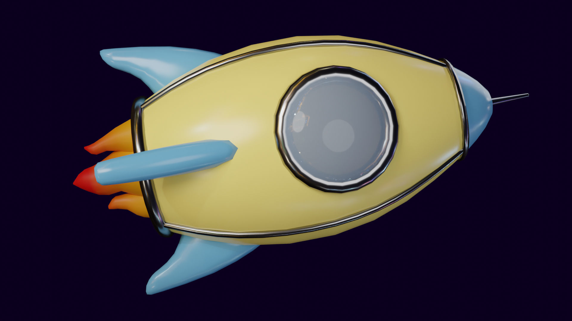 Game ready space pack Low-poly 3D model_7