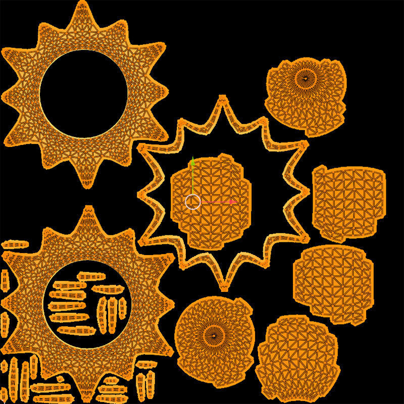 Game ready space pack Low-poly 3D model_15