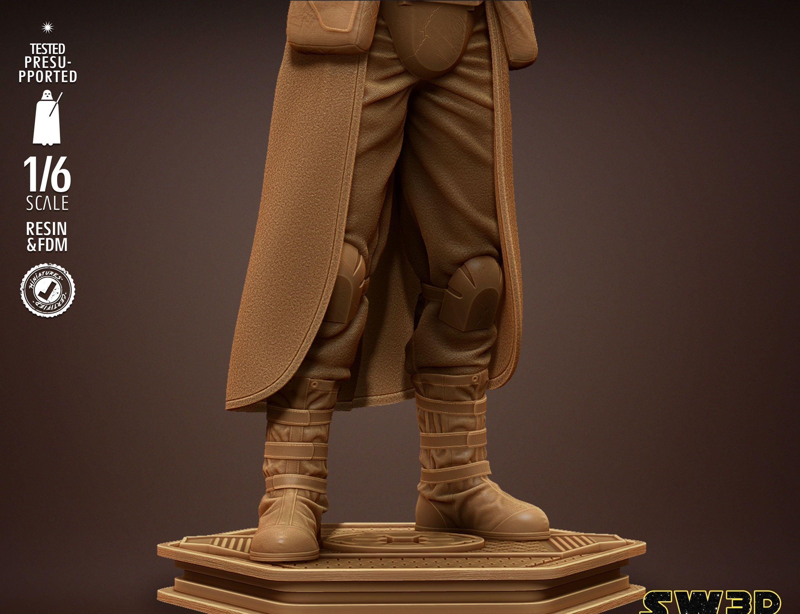 STAR WARS Snow Trooper Sculpture Tested for 3D printing  3D print model_62