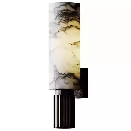 Cylinder Metal Sconce Light 3D model