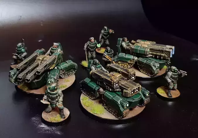 Jade Coalition - Harvestman Fire Support Platform 3D print model