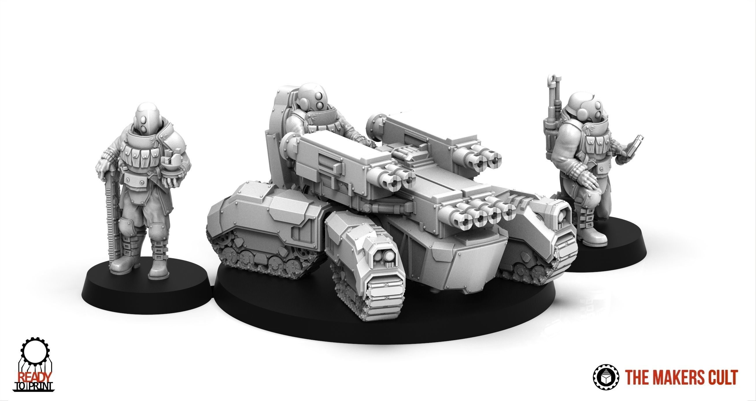 Jade Coalition - Harvestman Fire Support Platform 3D print model_10