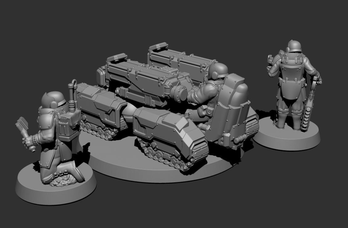 Jade Coalition - Harvestman Fire Support Platform 3D print model_14