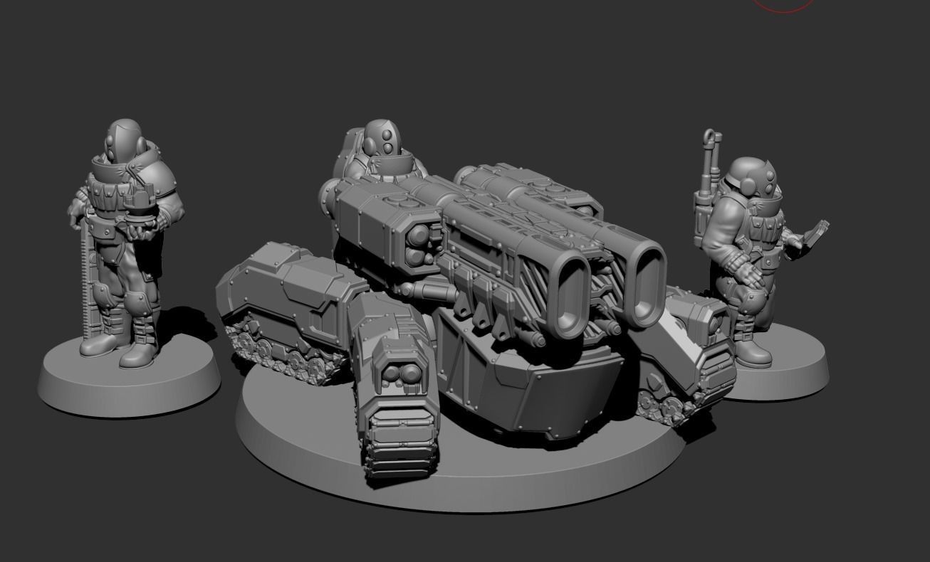 Jade Coalition - Harvestman Fire Support Platform 3D print model_13