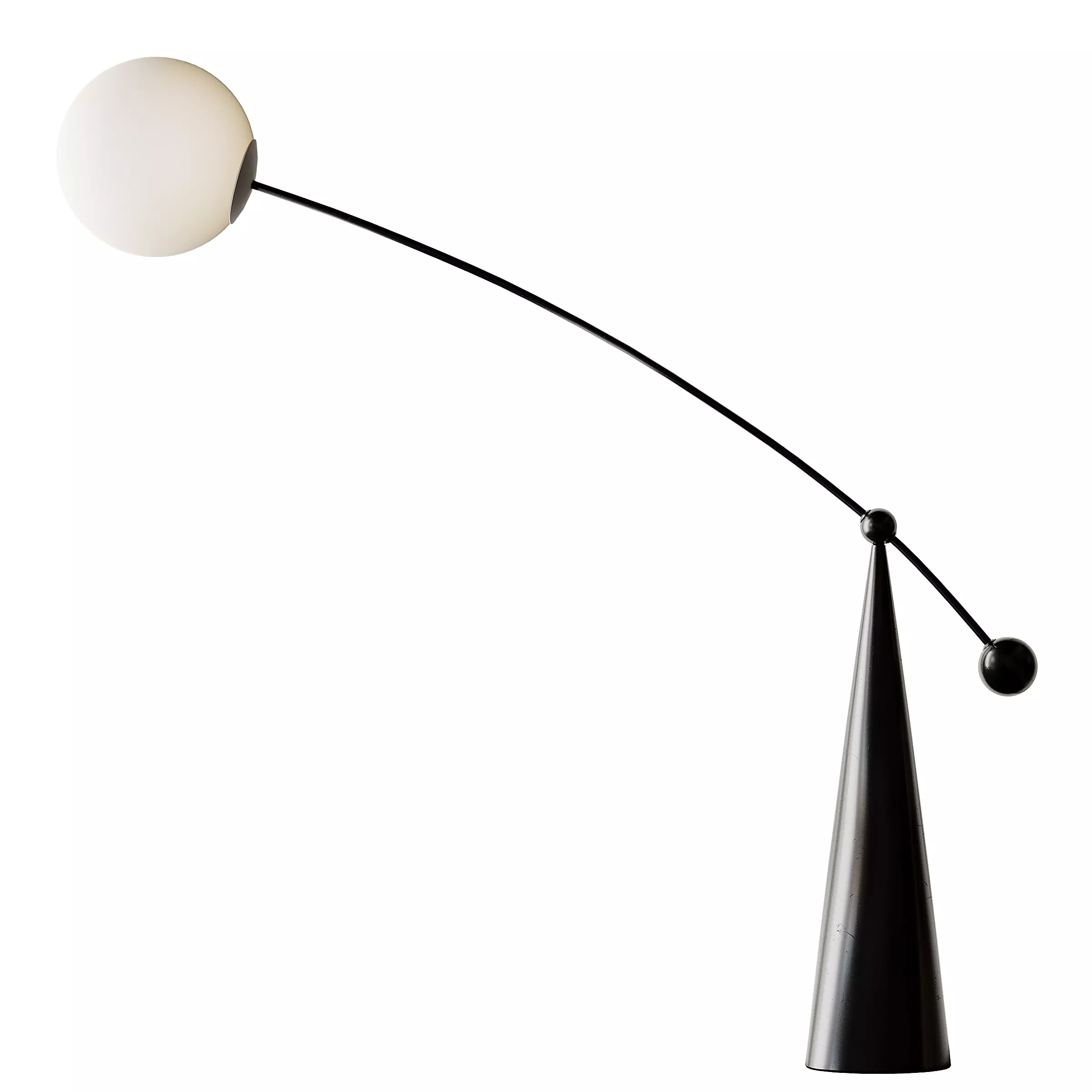 Bubbly Nordic Style Standing Lamp 3D model_0