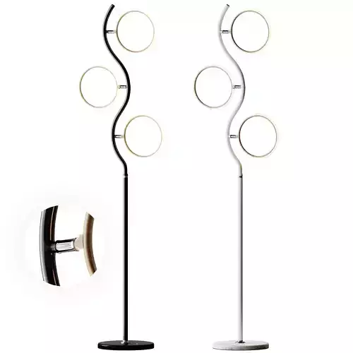 Circular Tree Floor Lamp