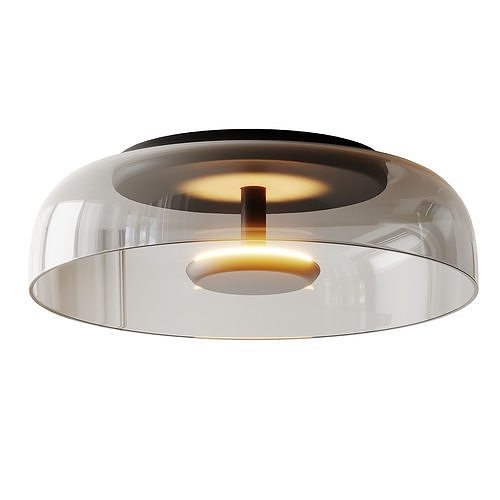 Bowl LED Flushmount Ceiling Lamp Modern 3D model