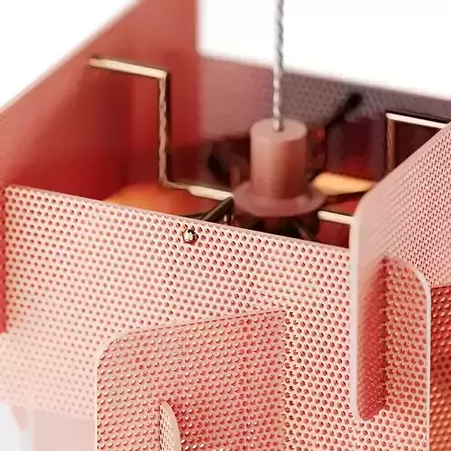 Steel Spliced Mesh Screen Drop Pendant