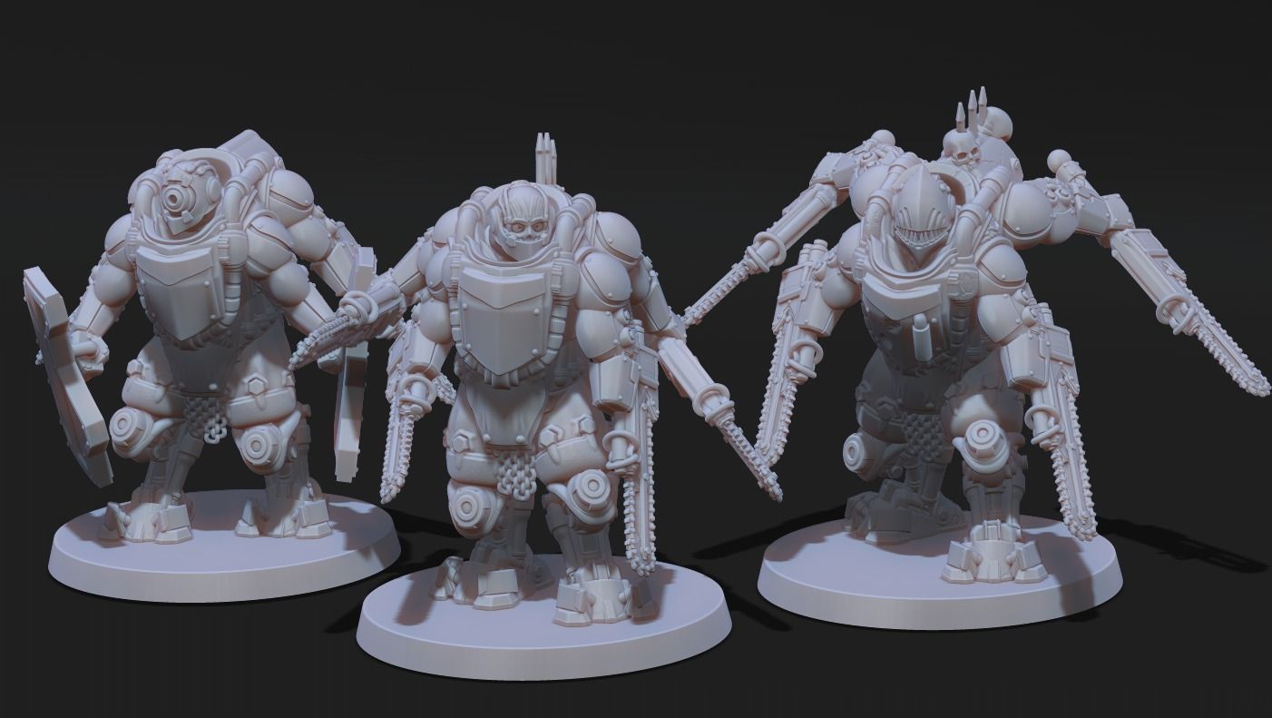 Jade Coalition - Juggernaut Geists 3D print model_6