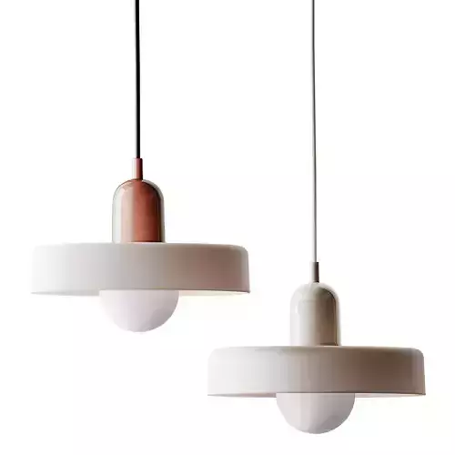 Ceramic Disc Orb Pendant By In Common With