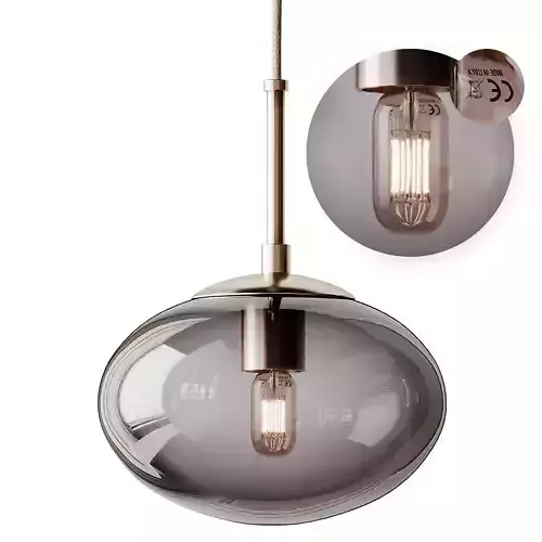 Opal and white pendant lamp from House doctor