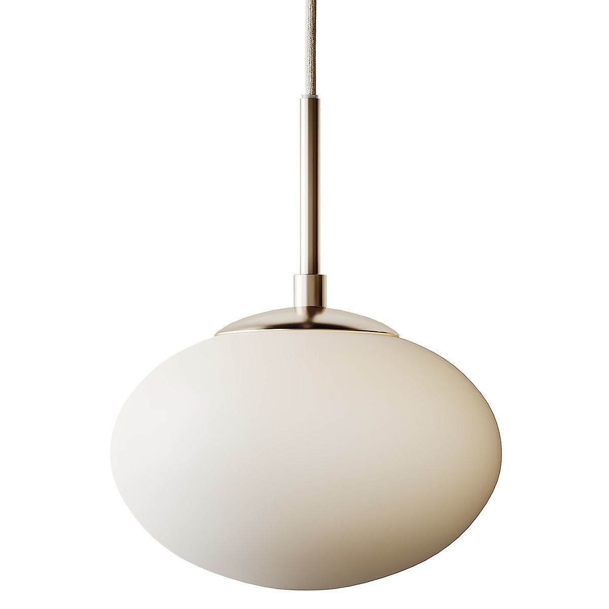 Opal and white pendant lamp from House doctor 3D model_5