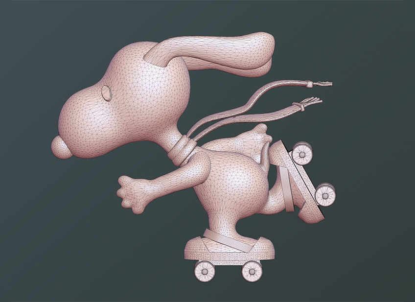 Snoopy 3D print model_3