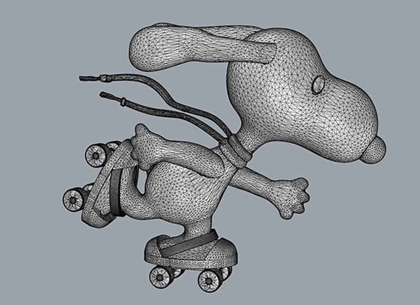 Snoopy 3D print model_4