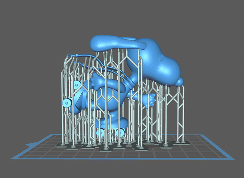 Snoopy 3D print model_6