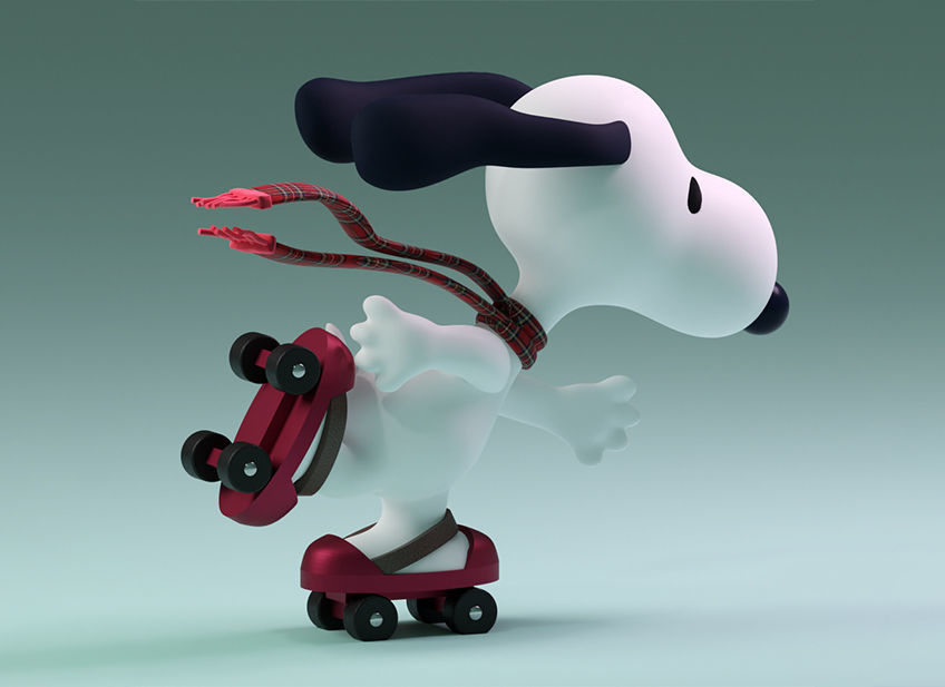 Snoopy 3D print model_2