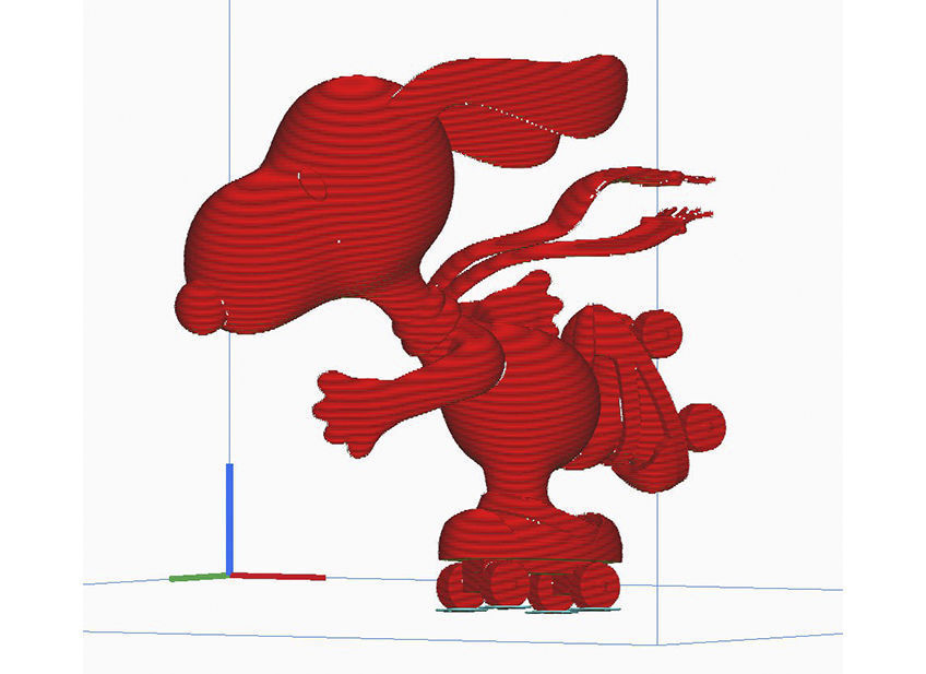 Snoopy 3D print model_7
