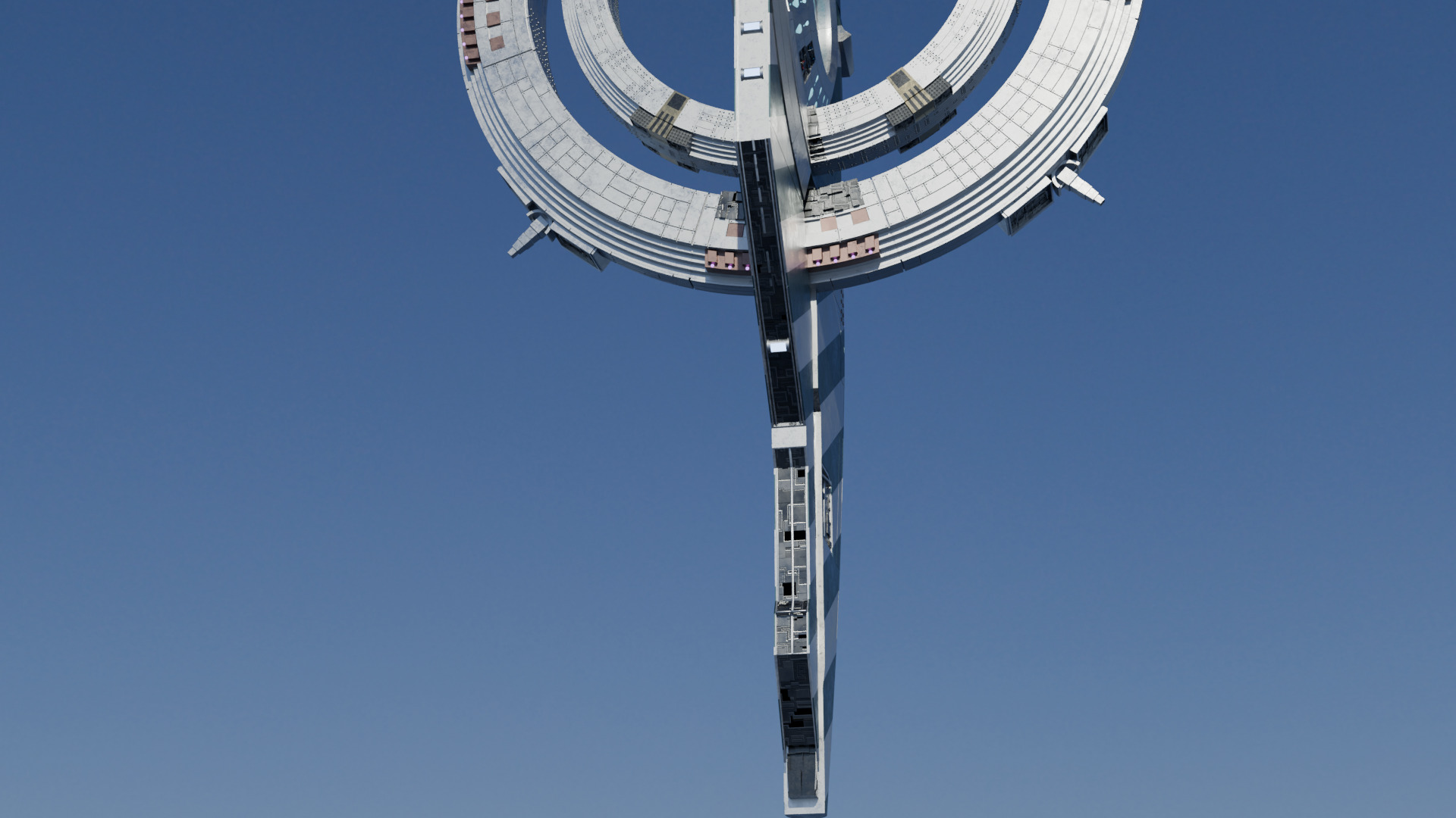 Imperial Spacecraft from foundation series 3D model_5