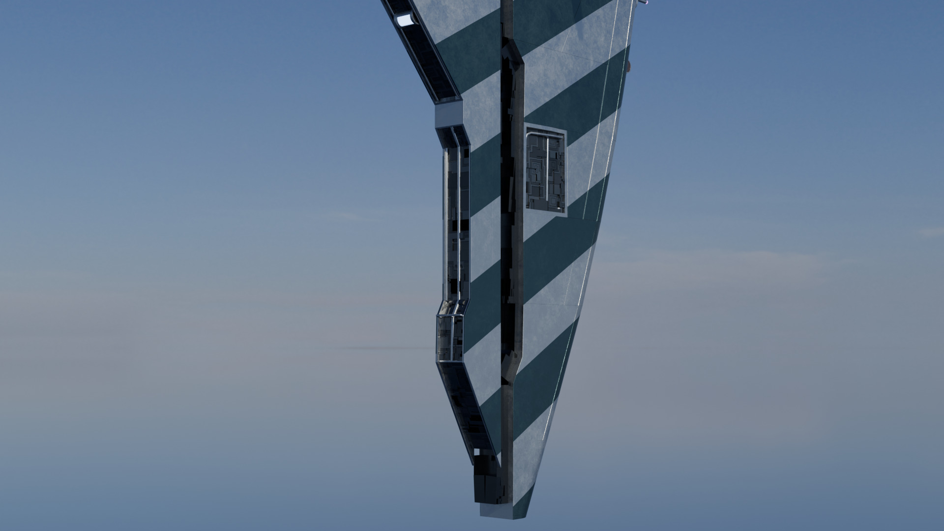 Imperial Spacecraft from foundation series 3D model_3