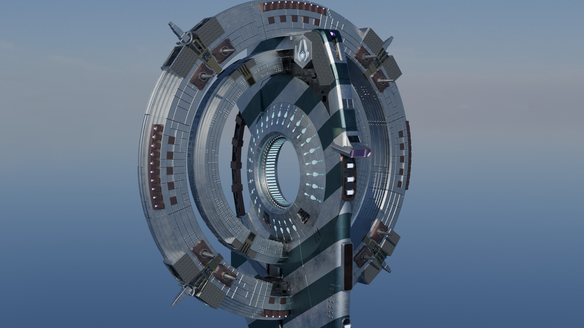 Imperial Spacecraft from foundation series 3D model_2