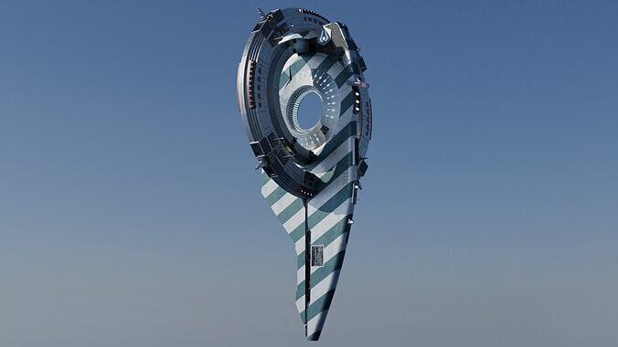 Imperial Spacecraft from foundation series 3D model