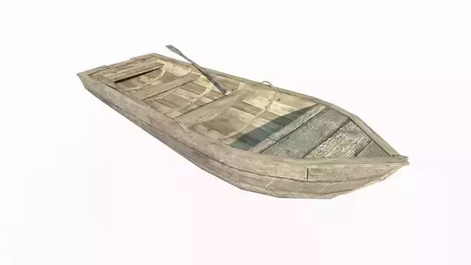 Small wooden boat
