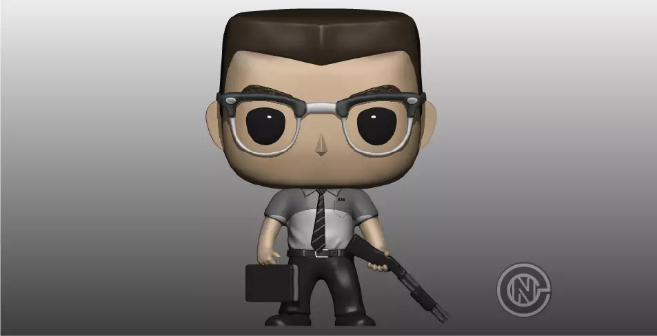 William D FENS Foster Funko Pop 3D print model_0