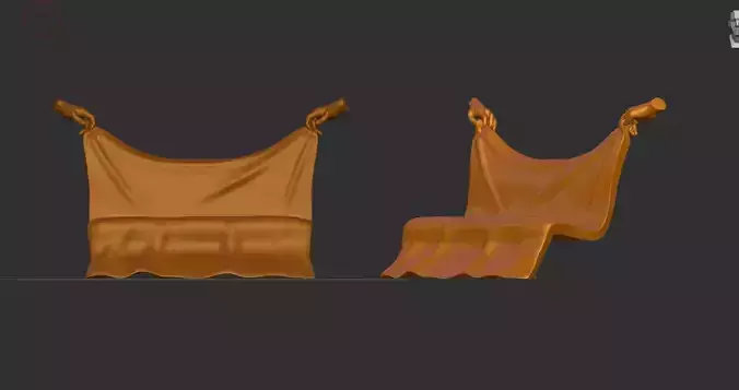 creative park bench 3D print model