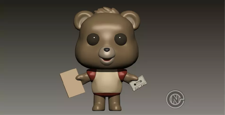 Teddy Ruxpin Funko Pop 3D print model_0
