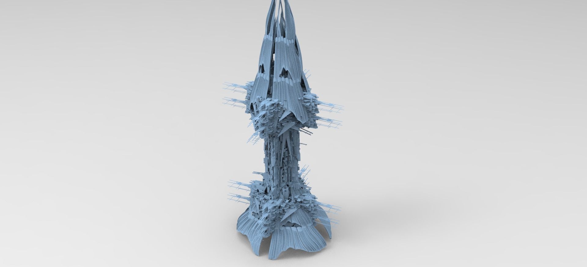 Deep sea orbital tower Series collection 3D model_7