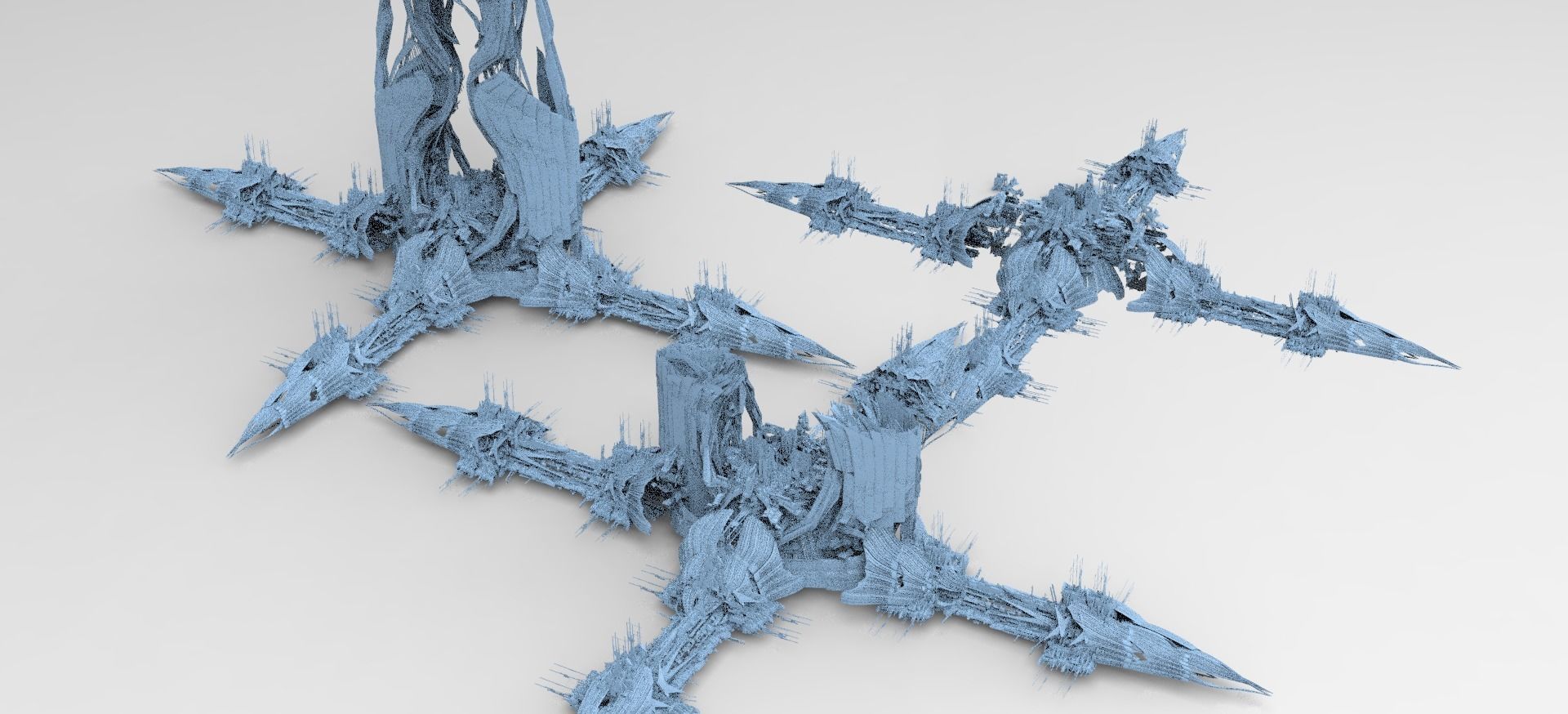 Deep sea orbital tower Series collection 3D model_9