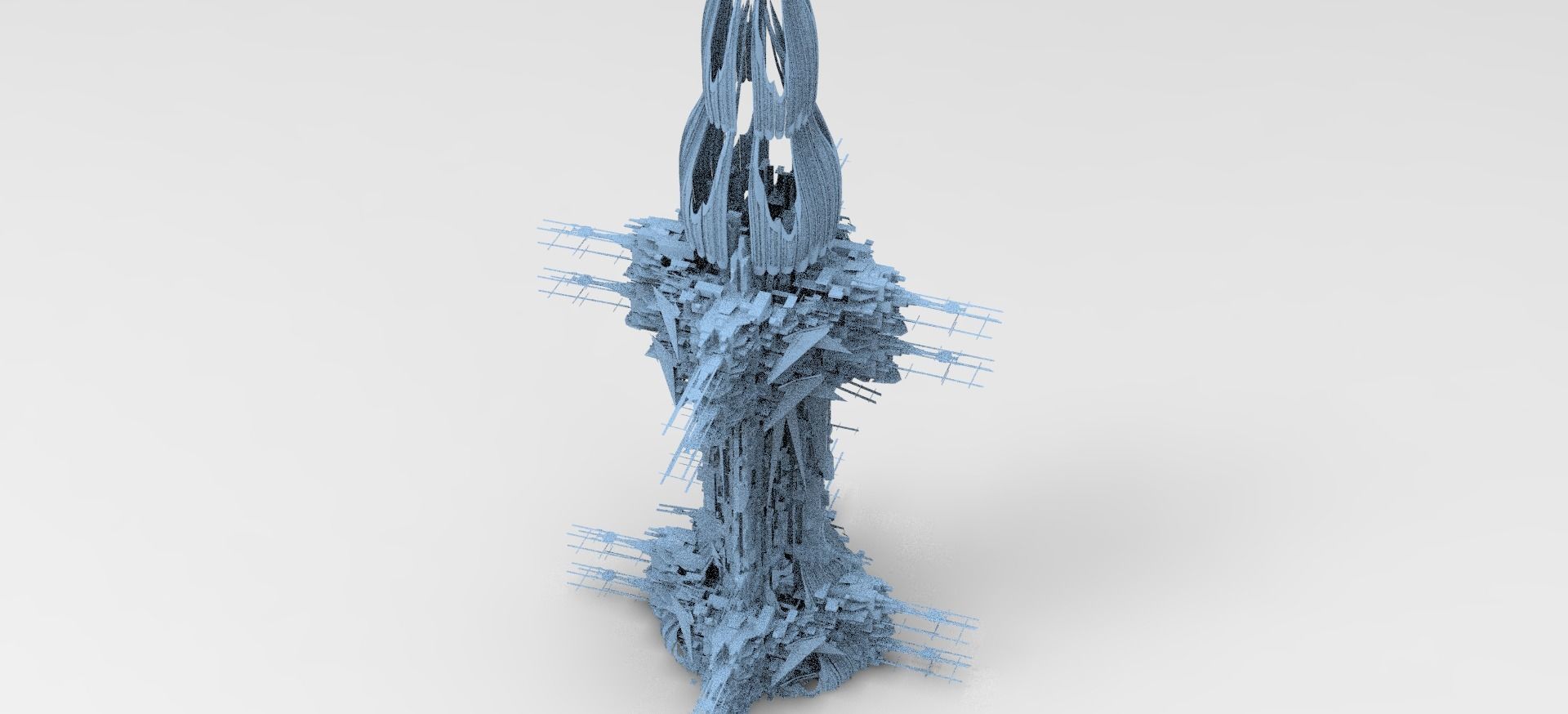 Deep sea orbital tower Series collection 3D model_2