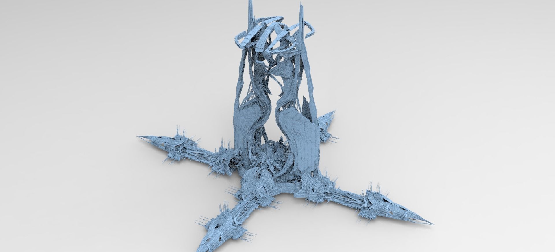 Deep sea orbital tower Series collection 3D model_1