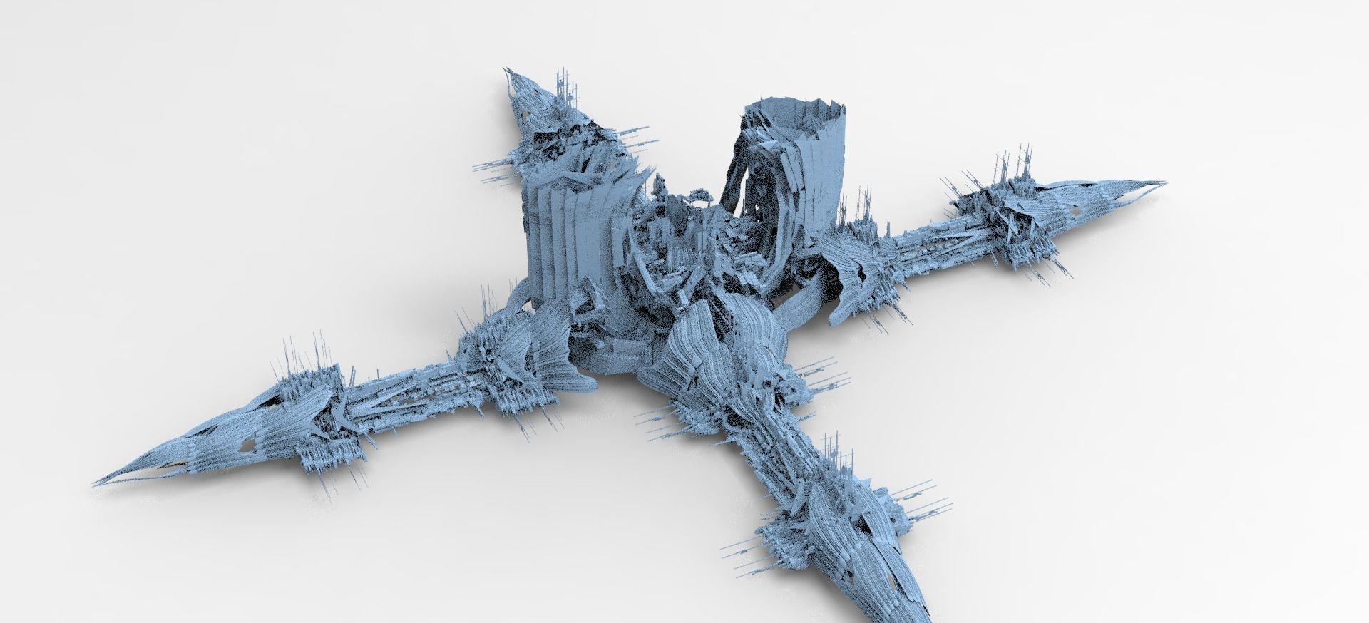 Deep sea orbital tower Series collection 3D model_8