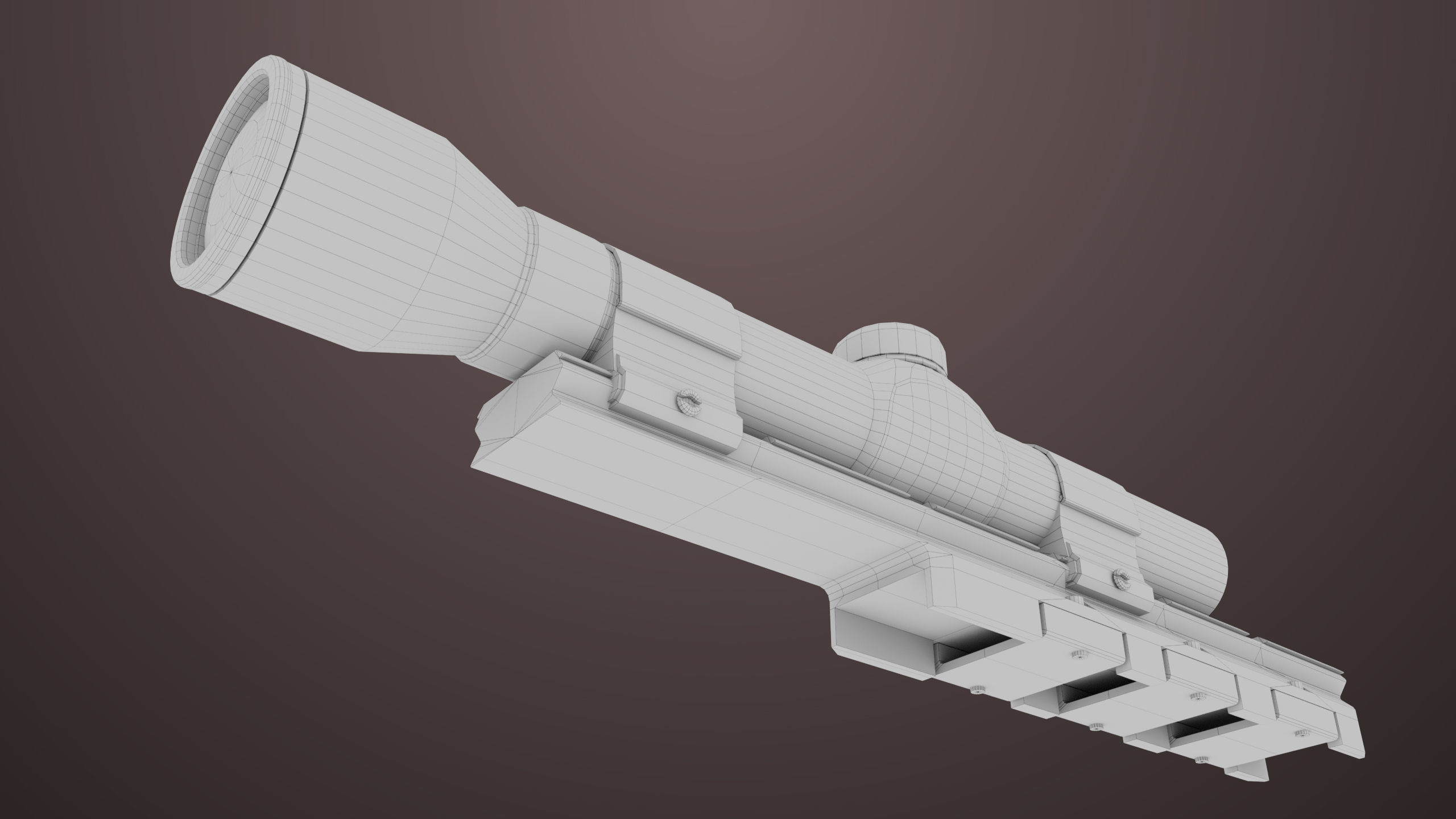 Revolver 04 Black Model Taurus Raging All PBR Unity UE Textures Low-poly 3D model_45