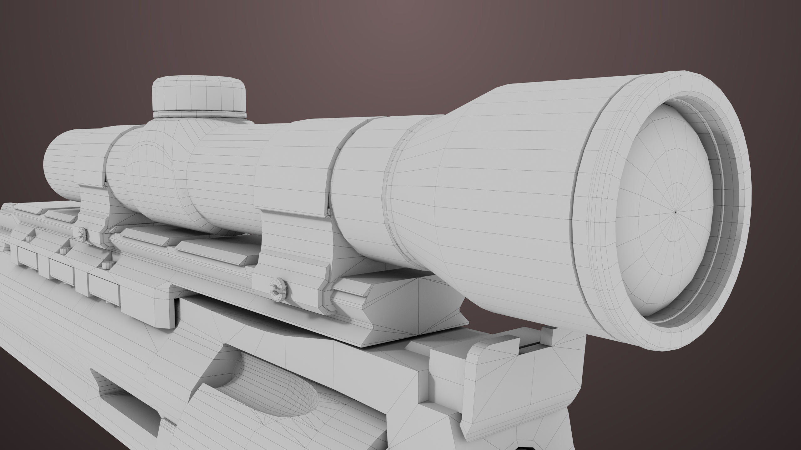 Revolver 04 Black Model Taurus Raging All PBR Unity UE Textures Low-poly 3D model_40