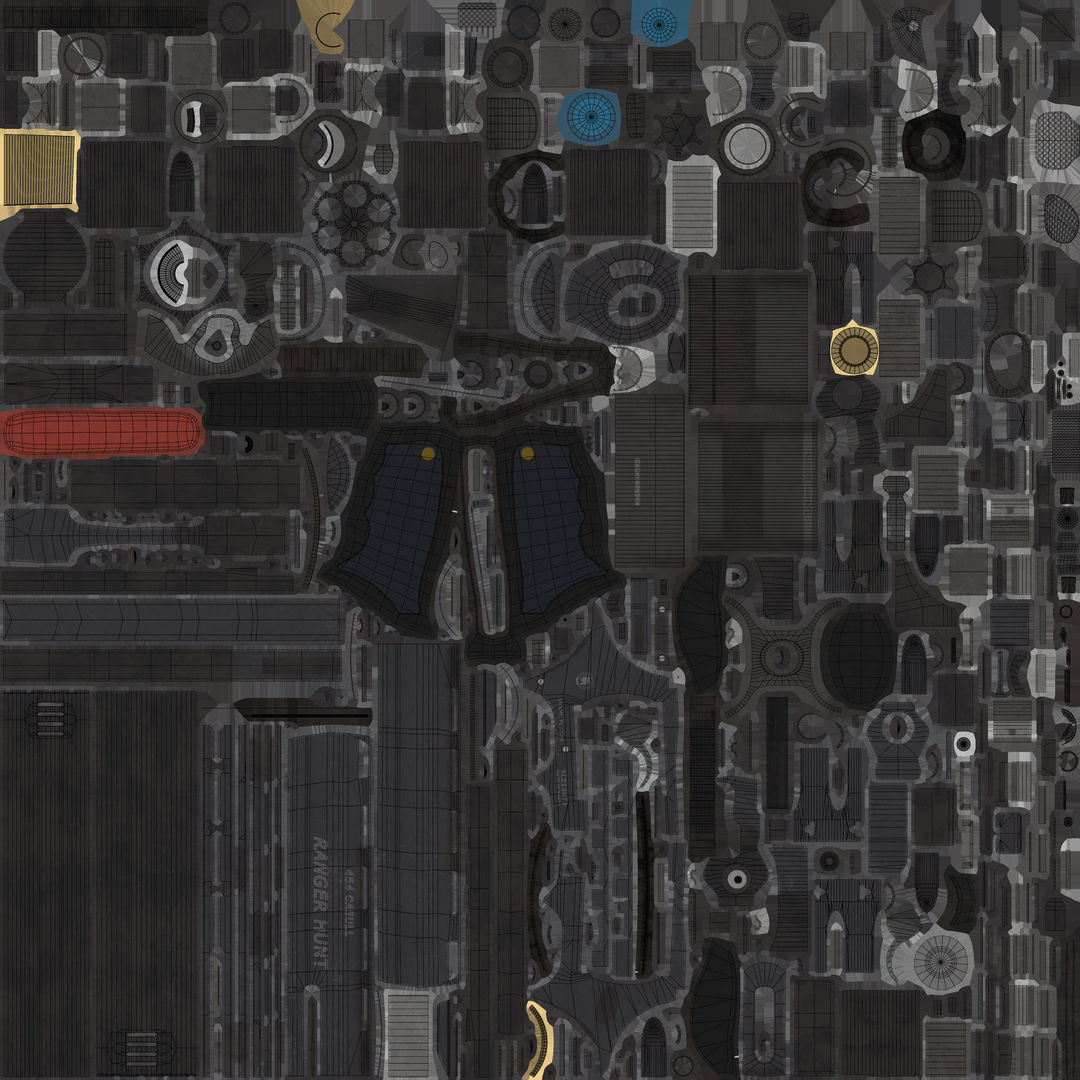 Revolver 04 Black Model Taurus Raging All PBR Unity UE Textures Low-poly 3D model_51