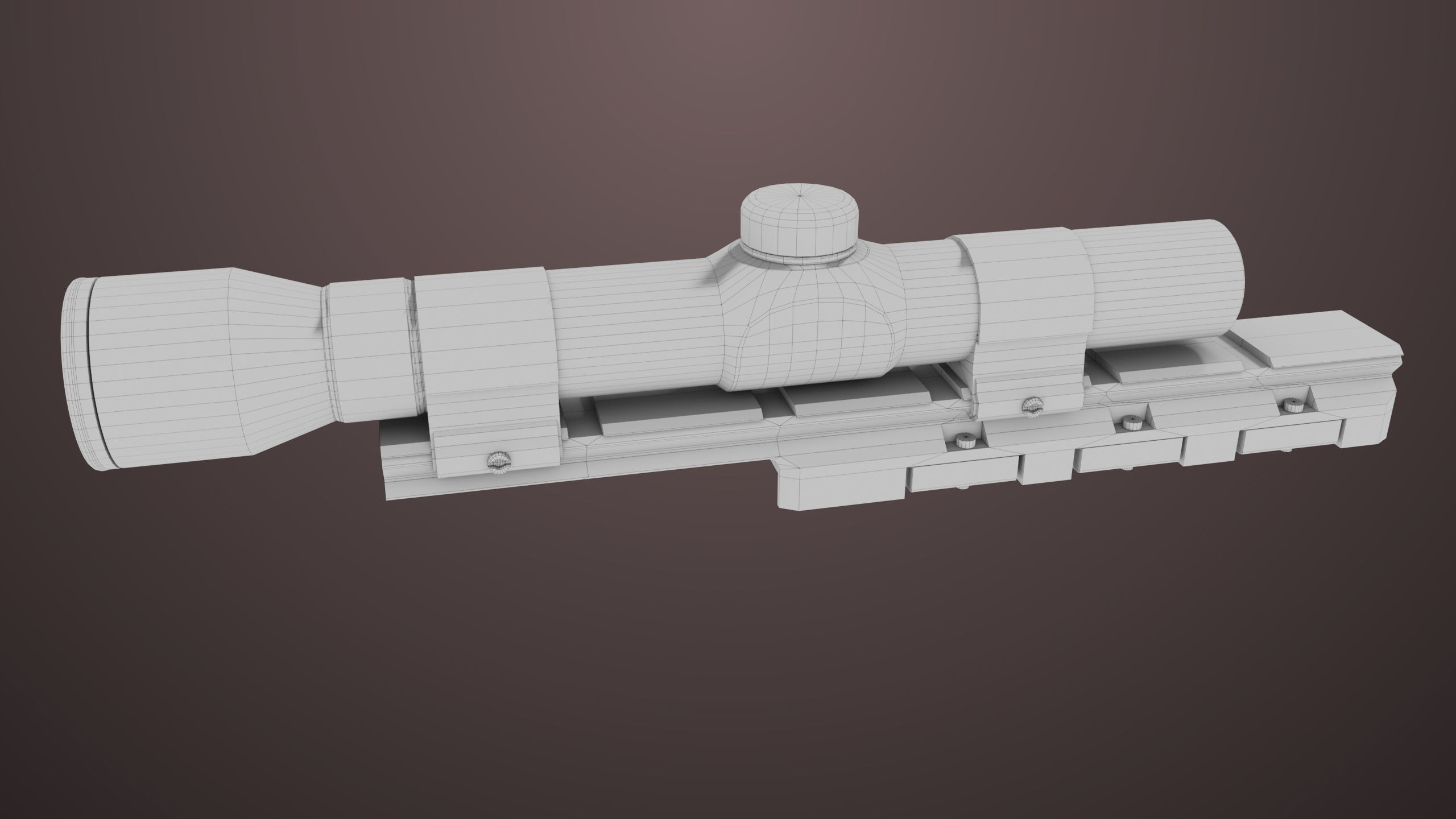 Revolver 04 Black Model Taurus Raging All PBR Unity UE Textures Low-poly 3D model_46