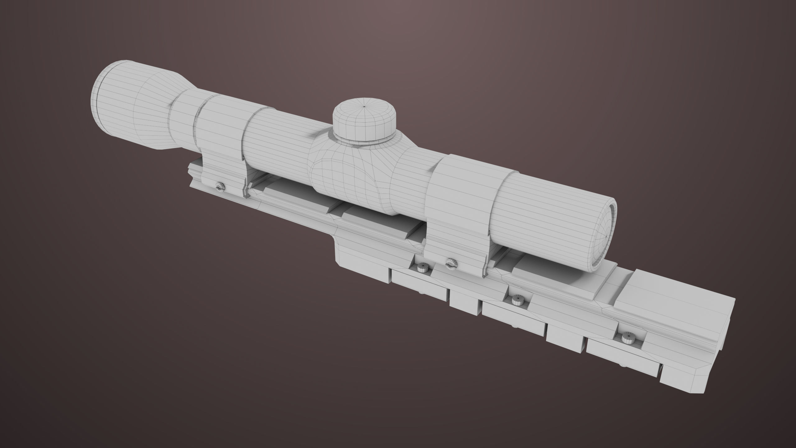 Revolver 04 Black Model Taurus Raging All PBR Unity UE Textures Low-poly 3D model_44