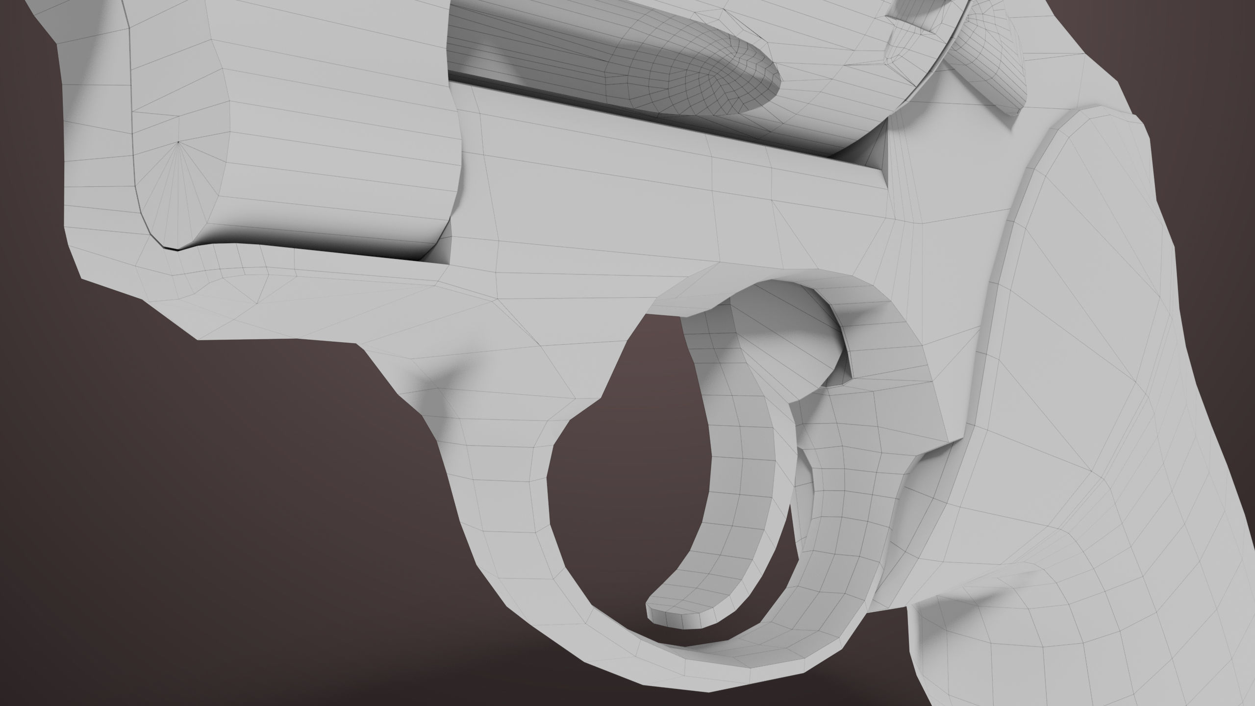 Revolver 04 Black Model Taurus Raging All PBR Unity UE Textures Low-poly 3D model_38