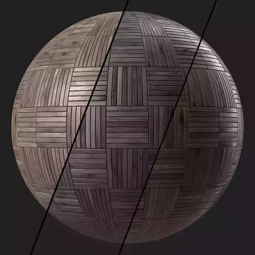 Wood Materials 30- Wooden Panel - Sbsar Seamless PBR 4k