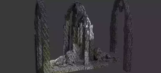 White Witches Ruins Stones