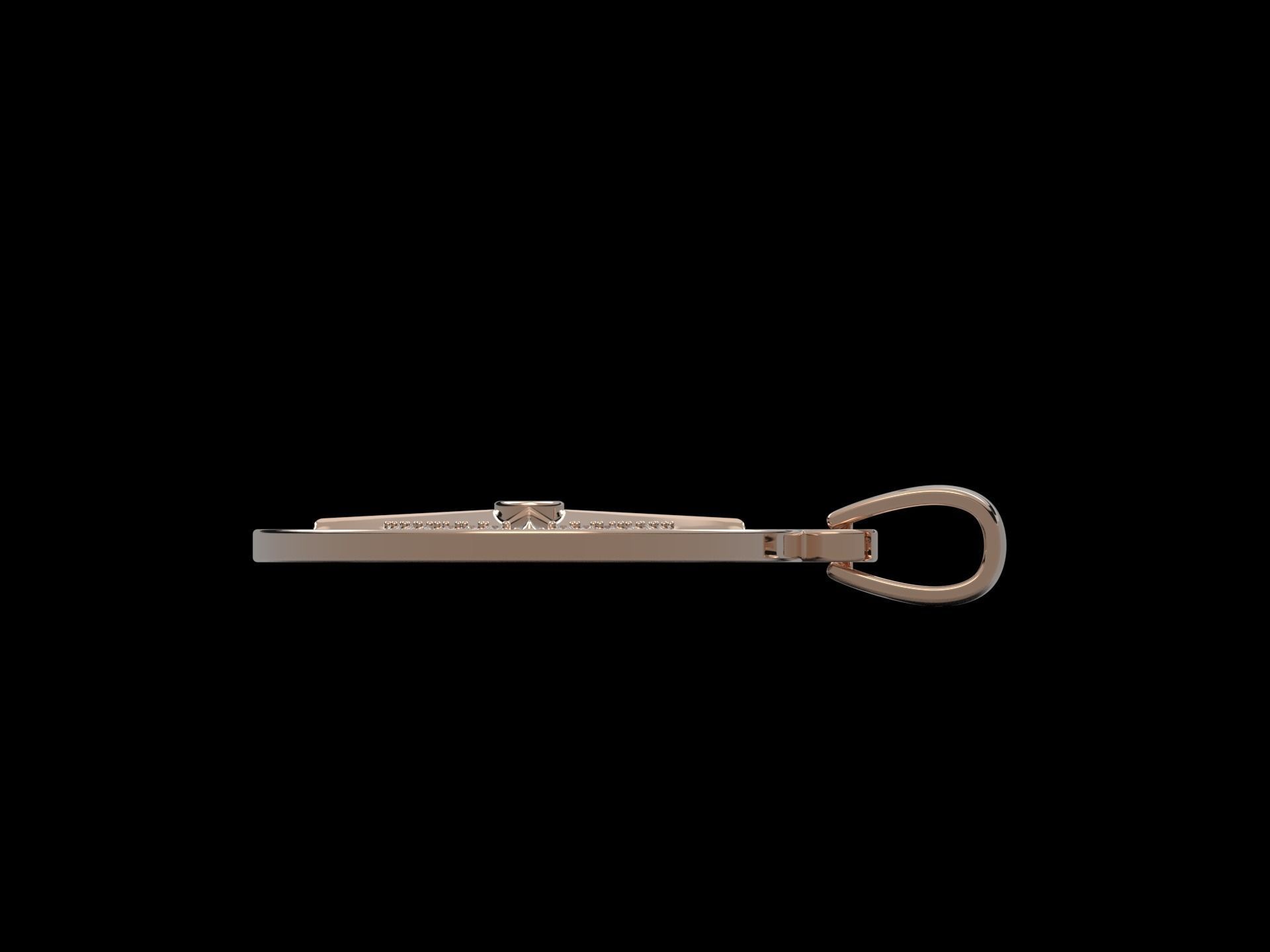 Nautical Compass  Pendant  3D print model_10