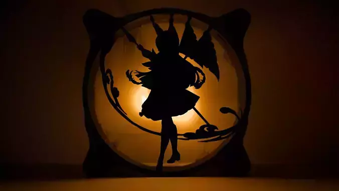 Genshin Impact Yun Jin PC fan cover  3D print model