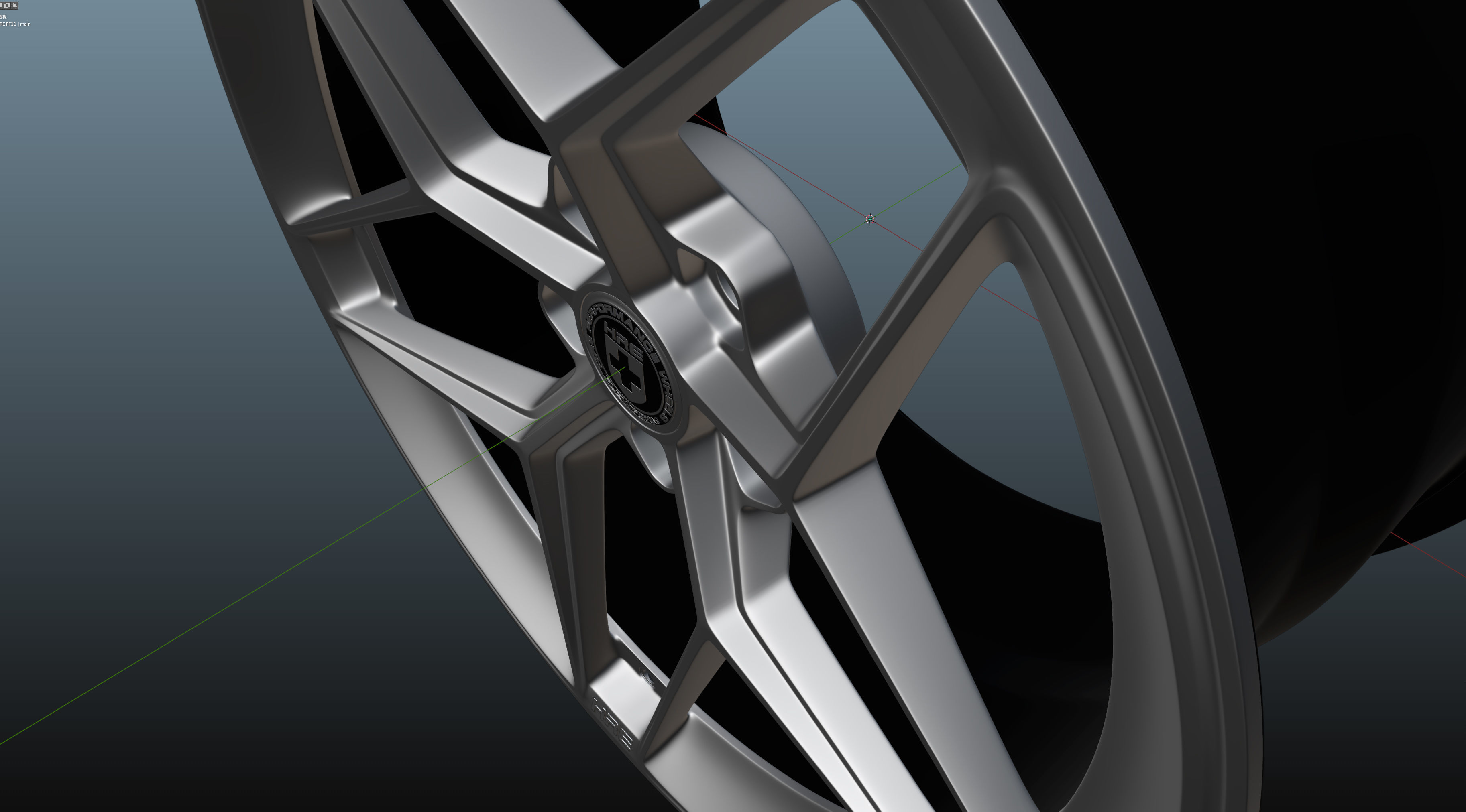 HRE FF11 Low-poly 3D model_20