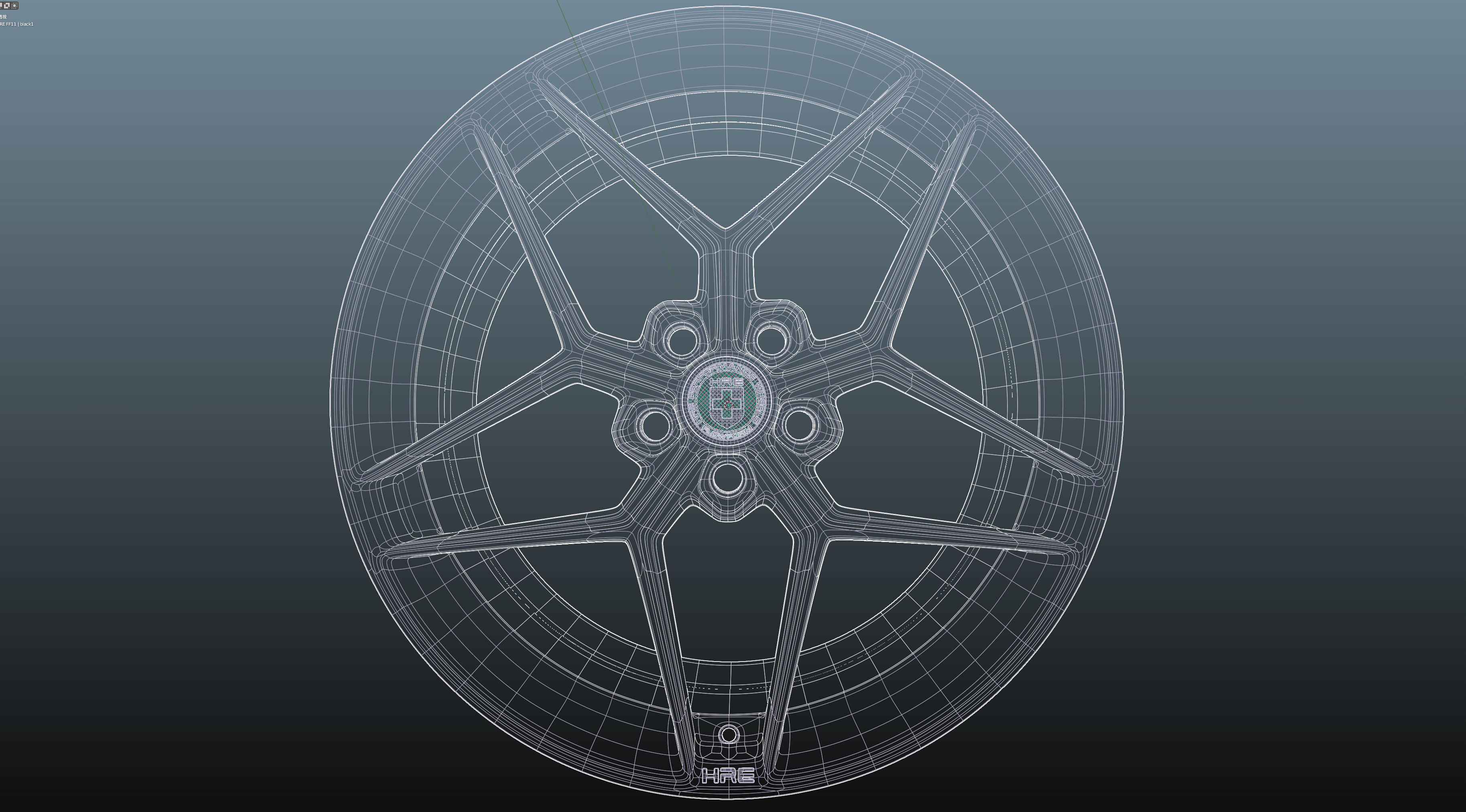 HRE FF11 Low-poly 3D model_22