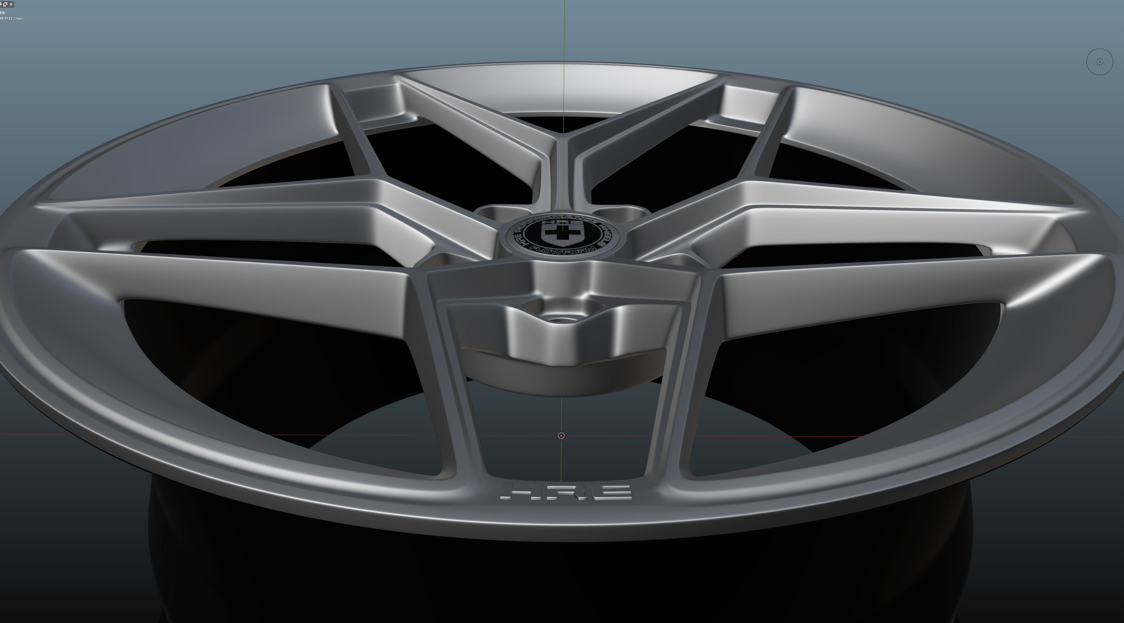 HRE FF11 Low-poly 3D model_16