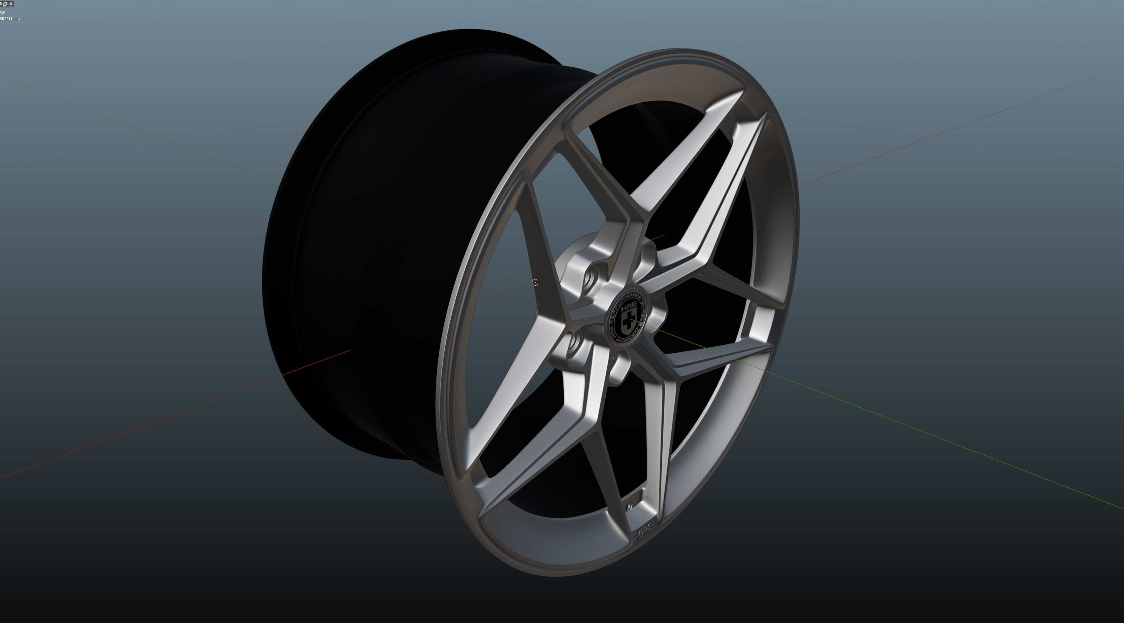 HRE FF11 Low-poly 3D model_12